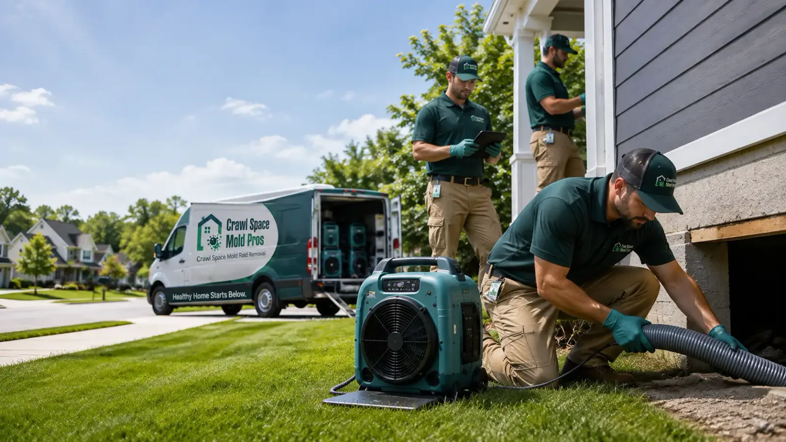 Crawl Space Mold Removal in Fairfield, NJ